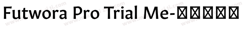 Futwora Pro Trial Me字体转换